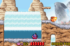 Hoshi No Kirby: Yume No Izumi Deluxe screenshot 3 for GameBoy Advance